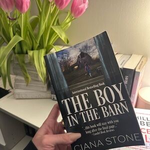 'The Boy in the Barn' Book - Black Cover